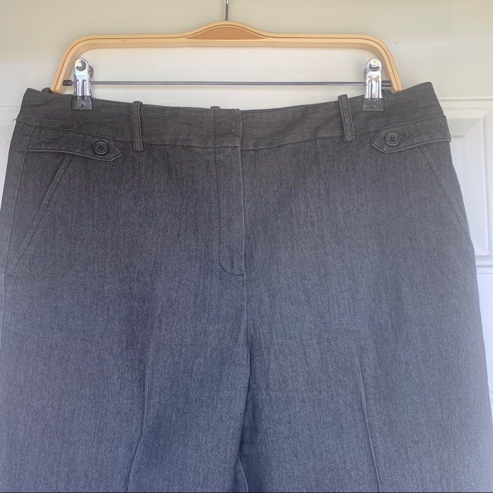Bill Blass Charcoal Gray Ladies Slacks - size 14 - Picture 6 of 10
